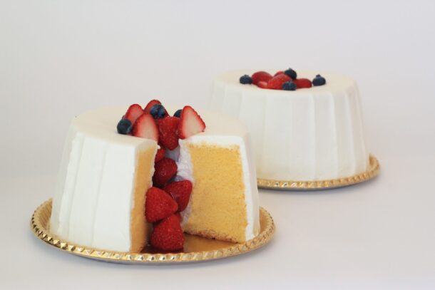 苺たっぷりシフォン